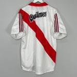 Shop 1999/00 RIVER PLATE HOME SHIRT (L) ADIDAS, classic football shirts, vintage football shirts & retro soccer jerseys at Cult Kits