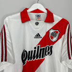 Shop 1999/00 RIVER PLATE HOME SHIRT (L) ADIDAS, classic football shirts, vintage football shirts & retro soccer jerseys at Cult Kits