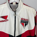 1999/00 SAO PAULO TRACK JACKET (M) PENALTY - Cult Kits - Medium - Buy Vintage Football Shirts, Authentic Retro Football Shirts For Sale, Classic Football Shirts & Soccer Jersey