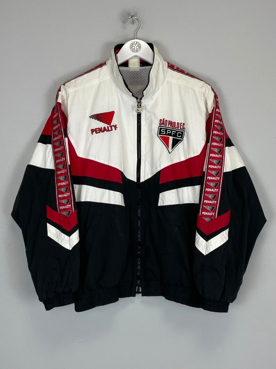 1999/00 SAO PAULO TRACK JACKET (M) PENALTY - Cult Kits - Medium - Buy Vintage Football Shirts, Authentic Retro Football Shirts For Sale, Classic Football Shirts & Soccer Jersey