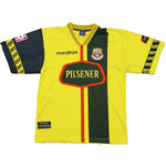 Buy 1999/00 Sc Barcelona Home Shirt (M) Marathon ~ Free worldwide shipping ~ Authentic Vintage Football Shirts from Cult Kits
