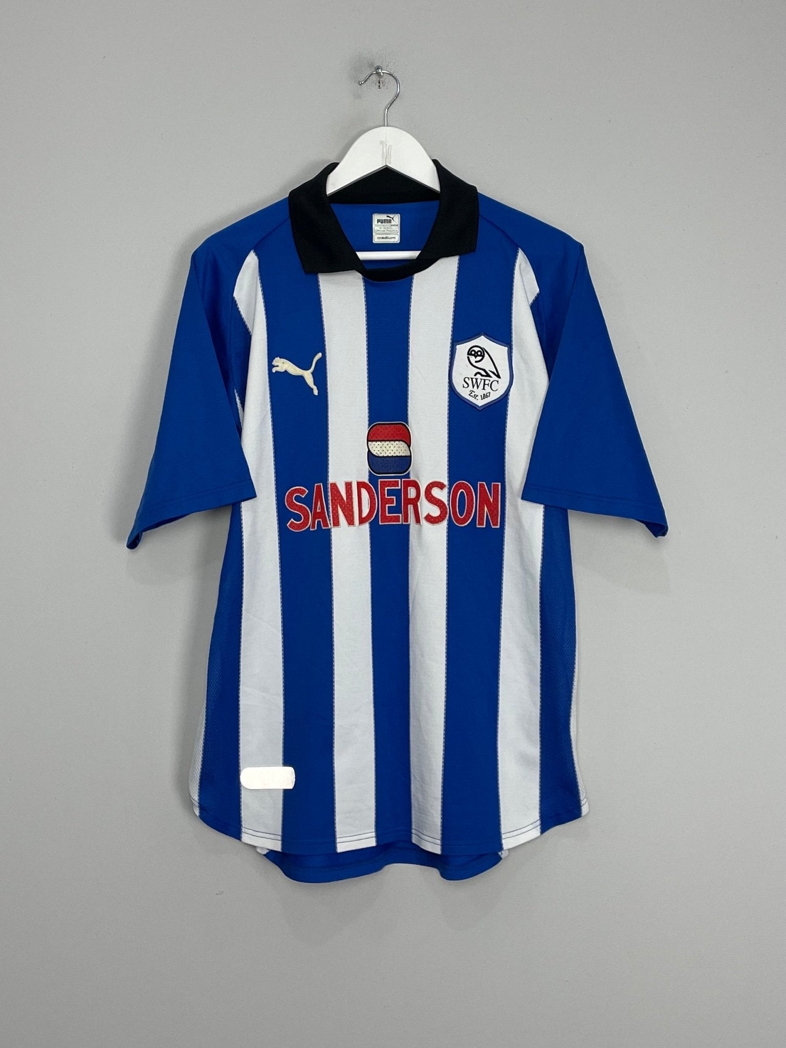 Shop 1999/00 SHEFFIELD WEDNESDAY HOME SHIRT (M) PUMA, classic football shirts, vintage football shirts & retro soccer jerseys at Cult Kits