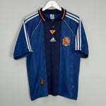 Shop 1999/00 SPAIN AWAY SHIRT (M) ADIDAS, classic football shirts, vintage football shirts & retro soccer jerseys at Cult Kits