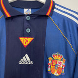 Shop 1999/00 SPAIN AWAY SHIRT (M) ADIDAS, classic football shirts, vintage football shirts & retro soccer jerseys at Cult Kits