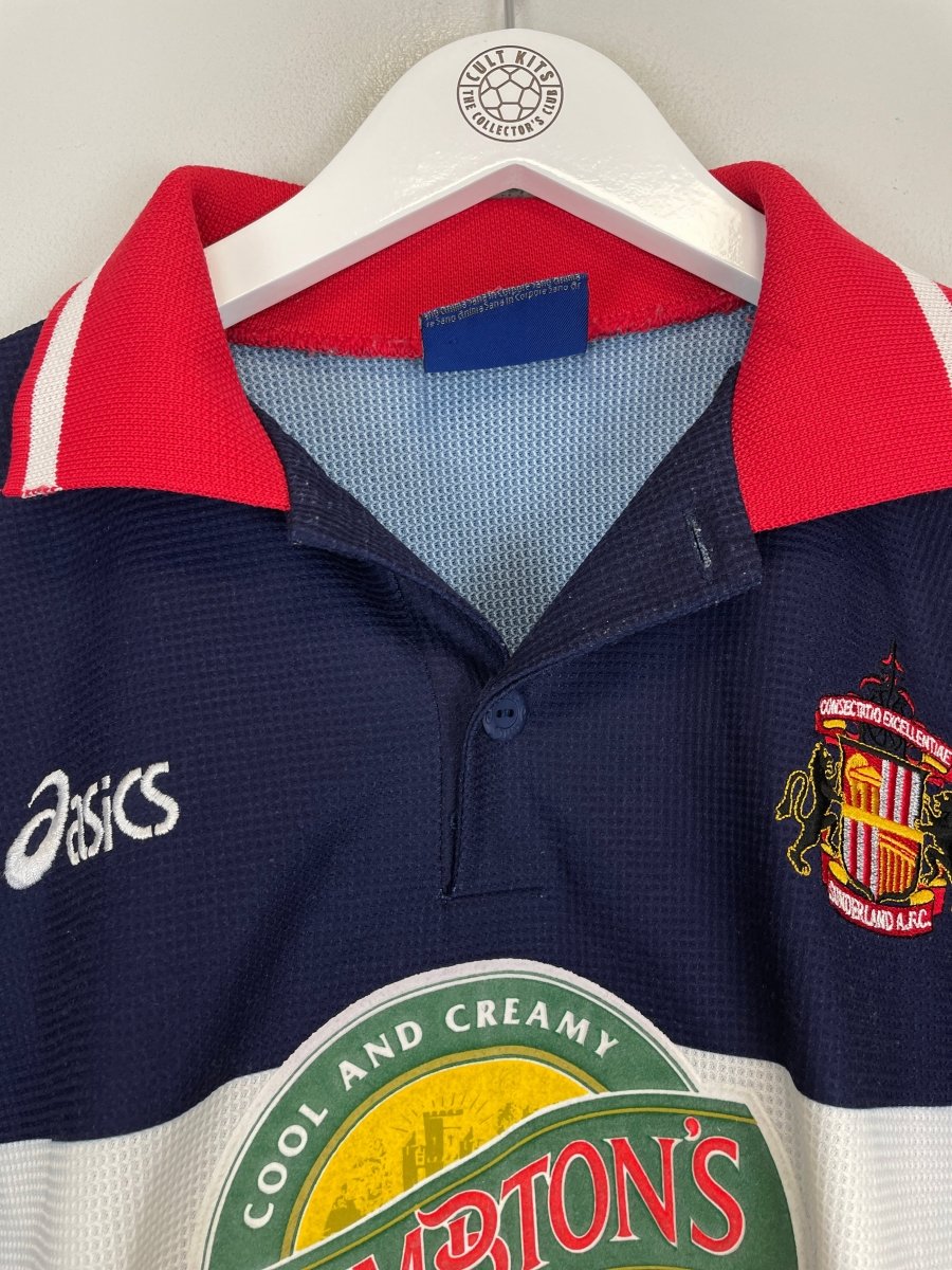 1999/00 SUNDERLAND AWAY SHIRT (L) ASICS - Cult Kits - Large - Buy Vintage Football Shirts, Authentic Retro Football Shirts For Sale, Classic Football Shirts & Soccer Jersey