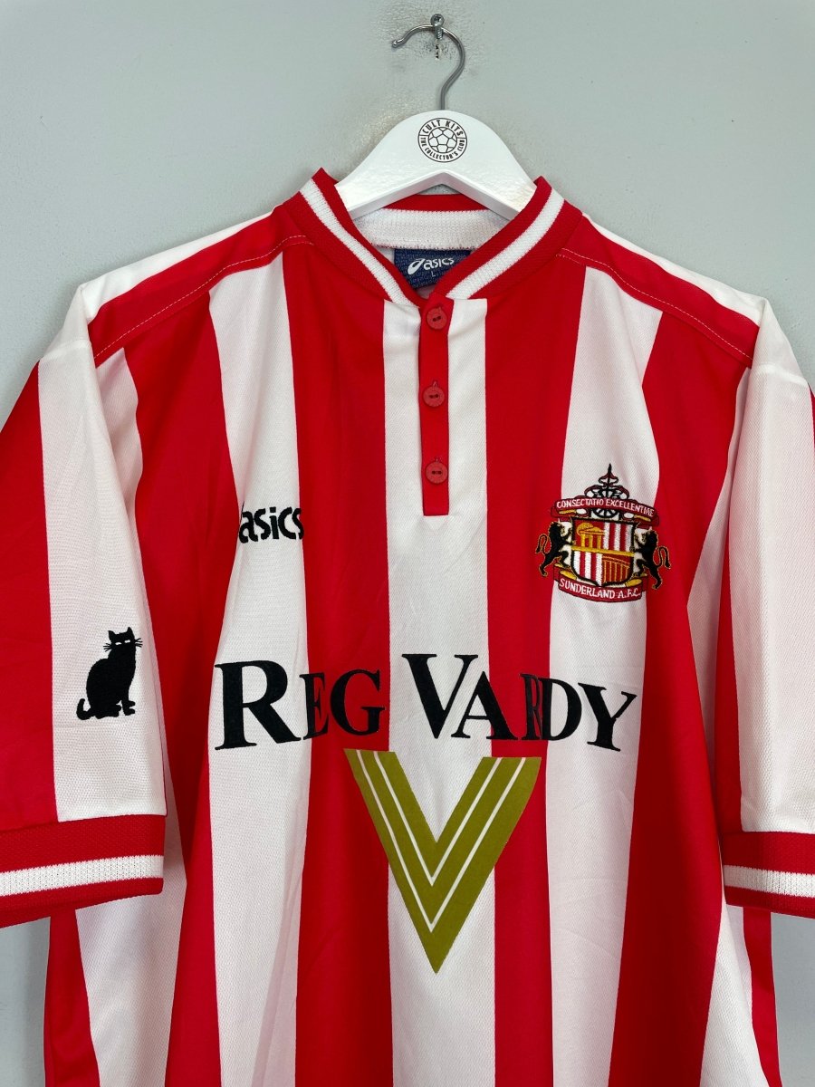 1999/00 SUNDERLAND HOME SHIRT (L) ASICS - Cult Kits - Large - Buy Vintage Football Shirts, Authentic Retro Football Shirts For Sale, Classic Football Shirts & Soccer Jersey