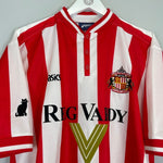 1999/00 SUNDERLAND HOME SHIRT (L) ASICS - Cult Kits - Large - Buy Vintage Football Shirts, Authentic Retro Football Shirts For Sale, Classic Football Shirts & Soccer Jersey