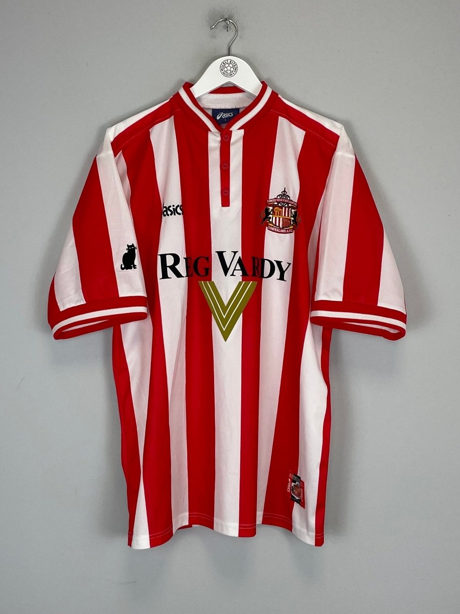 1999/00 SUNDERLAND HOME SHIRT (L) ASICS - Cult Kits - Large - Buy Vintage Football Shirts, Authentic Retro Football Shirts For Sale, Classic Football Shirts & Soccer Jersey