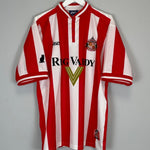 1999/00 SUNDERLAND HOME SHIRT (L) ASICS - Cult Kits - Large - Buy Vintage Football Shirts, Authentic Retro Football Shirts For Sale, Classic Football Shirts & Soccer Jersey