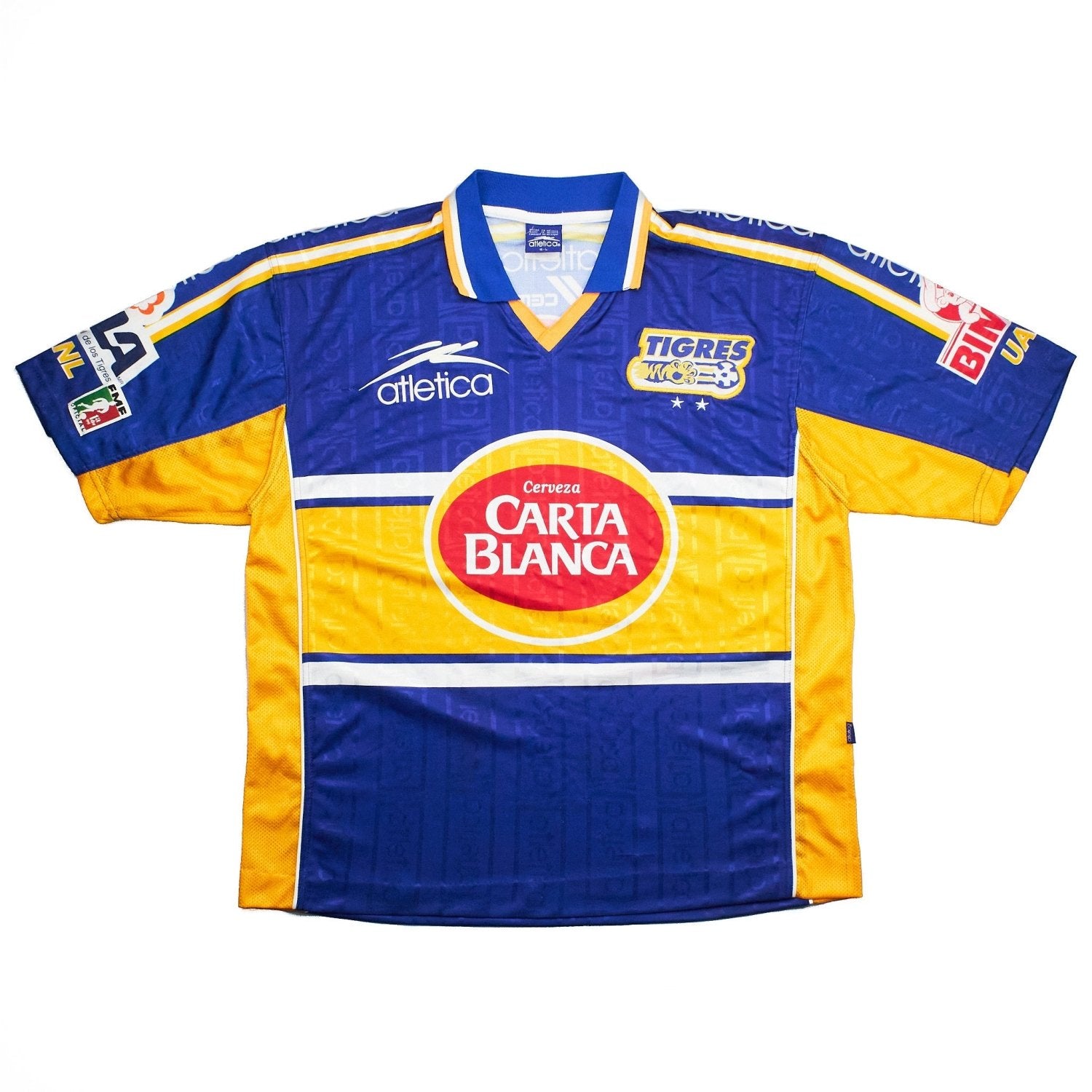 1999 Tigres UANL Atletica football shirt - view 1 - Cult Kits