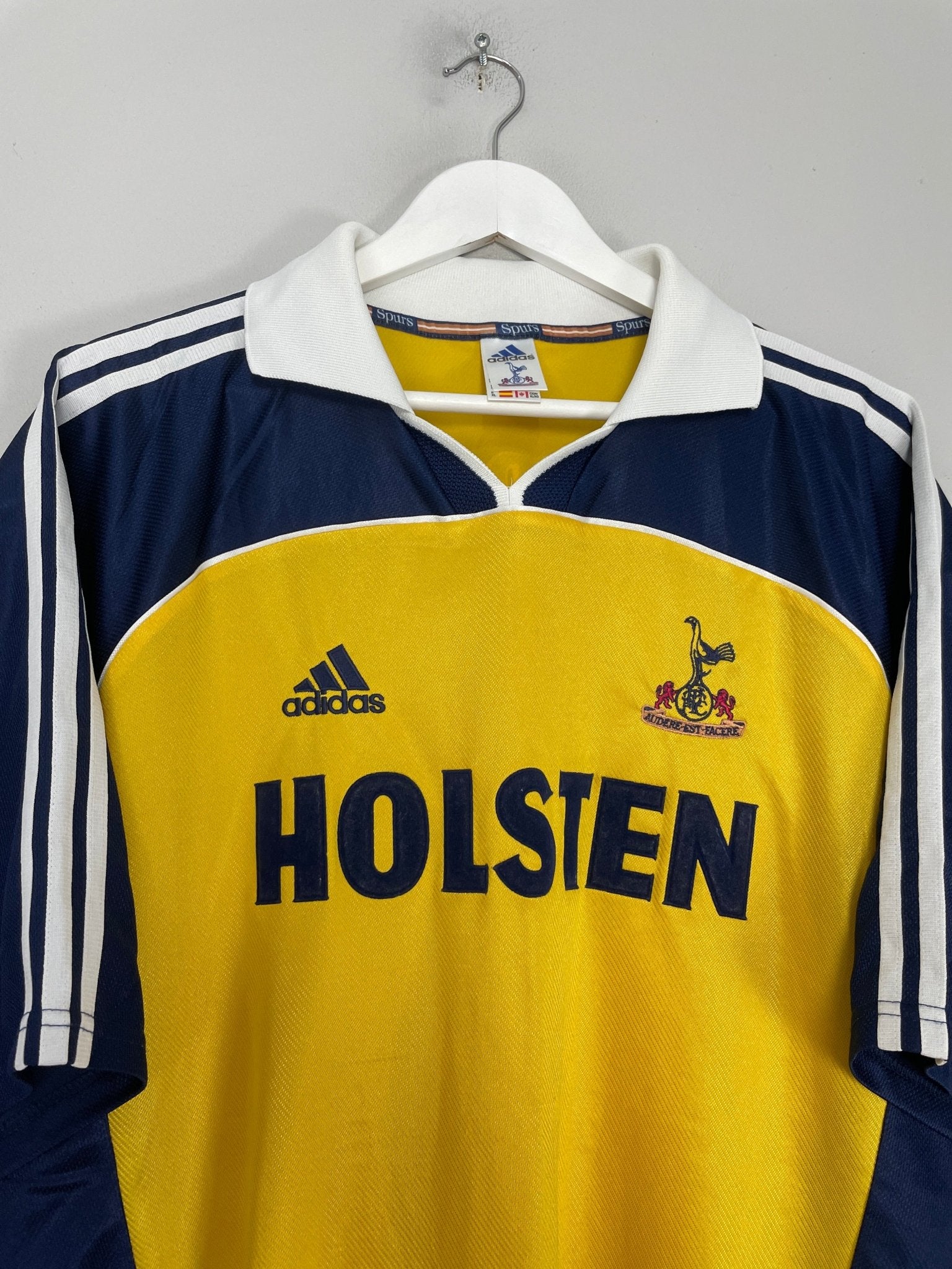 Shop 1999/00 TOTTENHAM PERRY #6 AWAY SHIRT (XL) ADIDAS, classic football shirts, vintage football shirts & retro soccer jerseys at Cult Kits