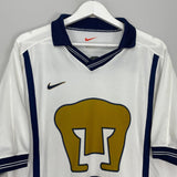Shop 1999/00 UNAM PUMAS AWAY SHIRT (L) NIKE, classic football shirts, vintage football shirts & retro soccer jerseys at Cult Kits