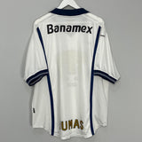 Shop 1999/00 UNAM PUMAS AWAY SHIRT (XL) NIKE, classic football shirts, vintage football shirts & retro soccer jerseys at Cult Kits