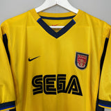 Shop 1999/01 ARSENAL AWAY SHIRT (L) NIKE, classic football shirts, vintage football shirts & retro soccer jerseys at Cult Kits