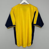 Shop 1999/01 ARSENAL AWAY SHIRT (L) NIKE, classic football shirts, vintage football shirts & retro soccer jerseys at Cult Kits