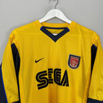 Shop 1999/01 ARSENAL AWAY SHIRT (L) NIKE, classic football shirts, vintage football shirts & retro soccer jerseys at Cult Kits