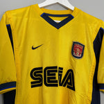 Shop 1999/01 ARSENAL AWAY SHIRT (S) NIKE, classic football shirts, vintage football shirts & retro soccer jerseys at Cult Kits