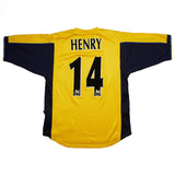 Buy 1999/01 Arsenal Henry 14 Away Shirt (M) Nike ~ Free worldwide shipping ~ Authentic Vintage Football Shirts from Cult Kits