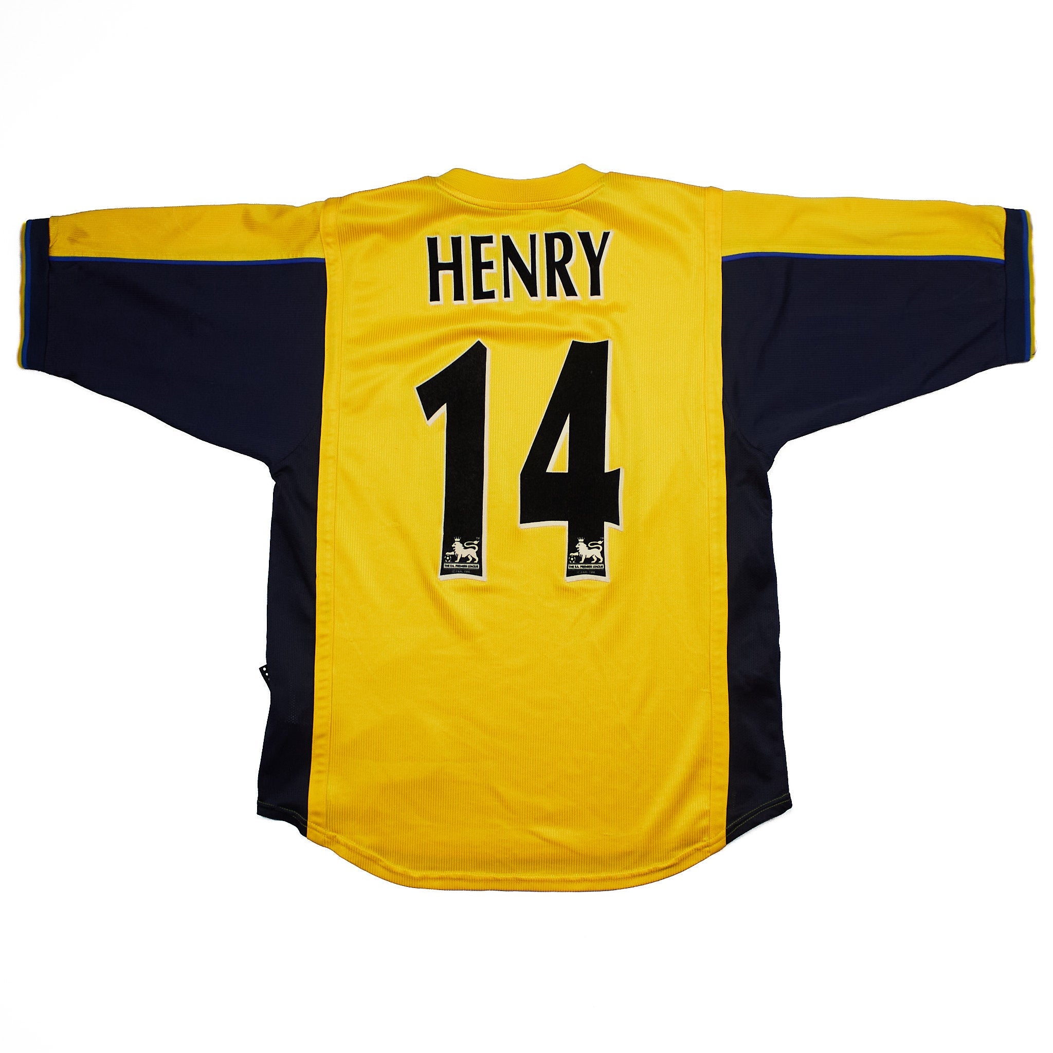 Buy 1999/01 Arsenal Henry 14 Away Shirt (M) Nike ~ Free worldwide shipping ~ Authentic Vintage Football Shirts from Cult Kits
