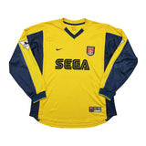 Buy 1999/01 ARSENAL HENRY 14 L/S AWAY SHIRT (L) NIKE ~ Free worldwide shipping available ~ Authentic Vintage Football Shirts from Cult Kits