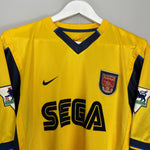 Shop 1999/01 ARSENAL SUKER #9 AWAY SHIRT (M) NIKE, classic football shirts, vintage football shirts & retro soccer jerseys at Cult Kits