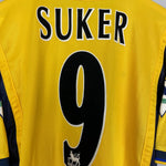 Shop 1999/01 ARSENAL SUKER #9 AWAY SHIRT (M) NIKE, classic football shirts, vintage football shirts & retro soccer jerseys at Cult Kits