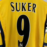 Shop 1999/01 ARSENAL SUKER #9 AWAY SHIRT (M) NIKE, classic football shirts, vintage football shirts & retro soccer jerseys at Cult Kits