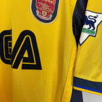 Shop 1999/01 ARSENAL SUKER #9 AWAY SHIRT (M) NIKE, classic football shirts, vintage football shirts & retro soccer jerseys at Cult Kits