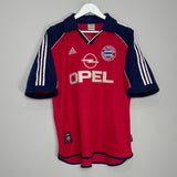 Shop 1999/01 BAYERN MUNICH HOME SHIRT (L) ADIDAS, classic football shirts, vintage football shirts & retro soccer jerseys at Cult Kits