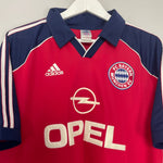 Shop 1999/01 BAYERN MUNICH HOME SHIRT (L) ADIDAS, classic football shirts, vintage football shirts & retro soccer jerseys at Cult Kits