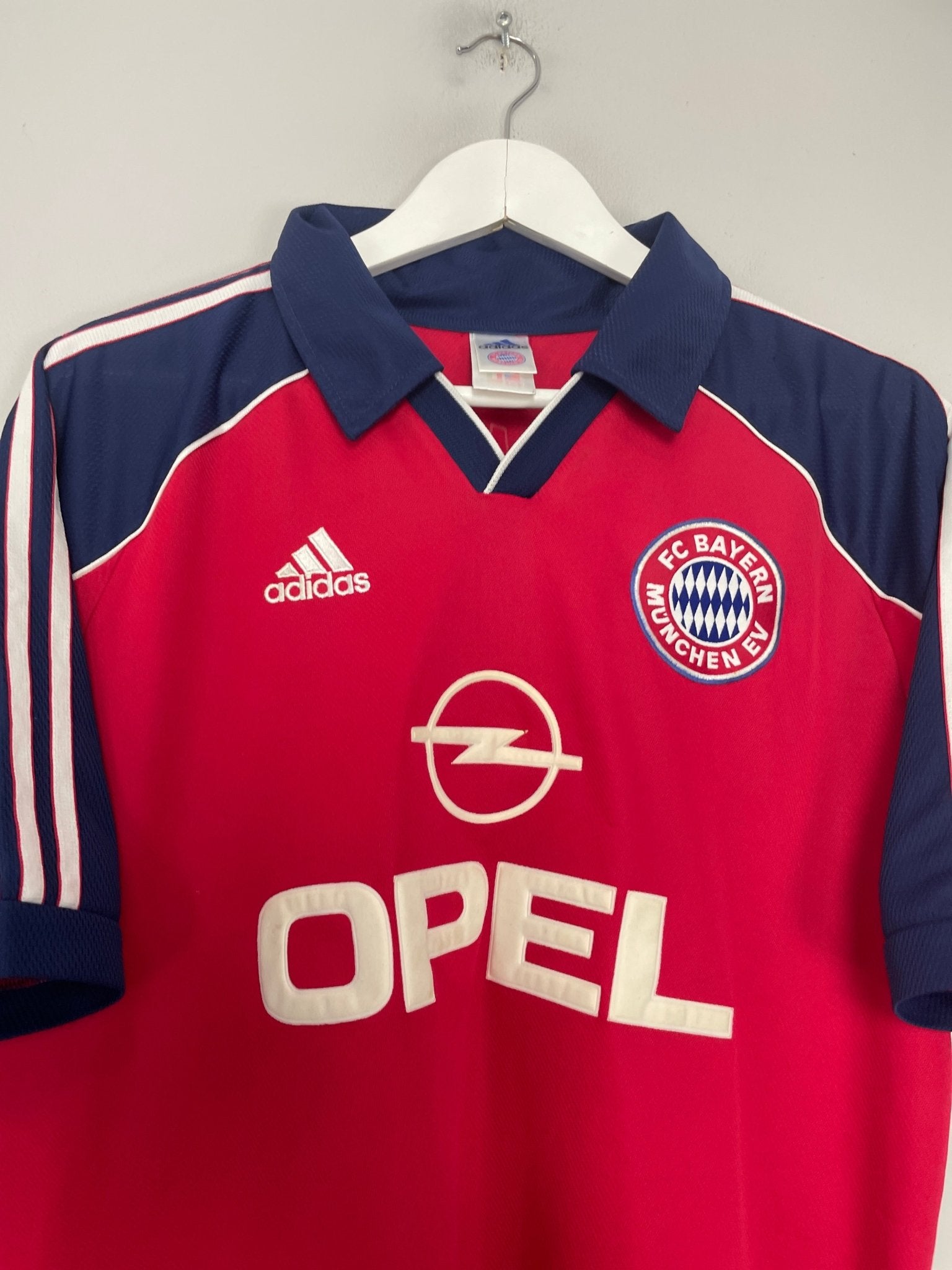 Shop 1999/01 BAYERN MUNICH HOME SHIRT (L) ADIDAS, classic football shirts, vintage football shirts & retro soccer jerseys at Cult Kits
