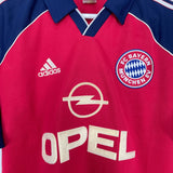 Shop 1999/01 BAYERN MUNICH SANTA CRUZ #24 HOME SHIRT (M) ADIDAS, classic football shirts, vintage football shirts & retro soccer jerseys at Cult Kits