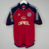 Shop 1999/01 BAYERN MUNICH SANTA CRUZ #24 HOME SHIRT (M) ADIDAS, classic football shirts, vintage football shirts & retro soccer jerseys at Cult Kits