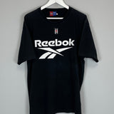 Shop 1999/01 BESIKTAS T-SHIRT (L) REEBOK, classic football shirts, vintage football shirts & retro soccer jerseys at Cult Kits