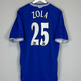 Shop 1999/01 CHELSEA ZOLA #25 HOME SHIRT (XL) UMBRO, classic football shirts, vintage football shirts & retro soccer jerseys at Cult Kits