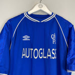 Shop 1999/01 CHELSEA ZOLA #25 HOME SHIRT (XL) UMBRO, classic football shirts, vintage football shirts & retro soccer jerseys at Cult Kits