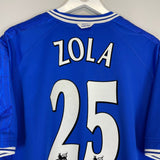 Shop 1999/01 CHELSEA ZOLA #25 HOME SHIRT (XL) UMBRO, classic football shirts, vintage football shirts & retro soccer jerseys at Cult Kits