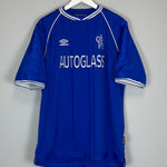Shop 1999/01 CHELSEA ZOLA #25 HOME SHIRT (XL) UMBRO, classic football shirts, vintage football shirts & retro soccer jerseys at Cult Kits