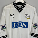 Shop 1999/01 DERBY COUNTY #25 HOME SHIRT (XL) PUMA, classic football shirts, vintage football shirts & retro soccer jerseys at Cult Kits