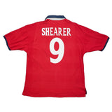 Buy 1999/01 England Shearer 9 Away Shirt (L) Umbro ~ Free worldwide shipping ~ Authentic Vintage Football Shirts from Cult Kits