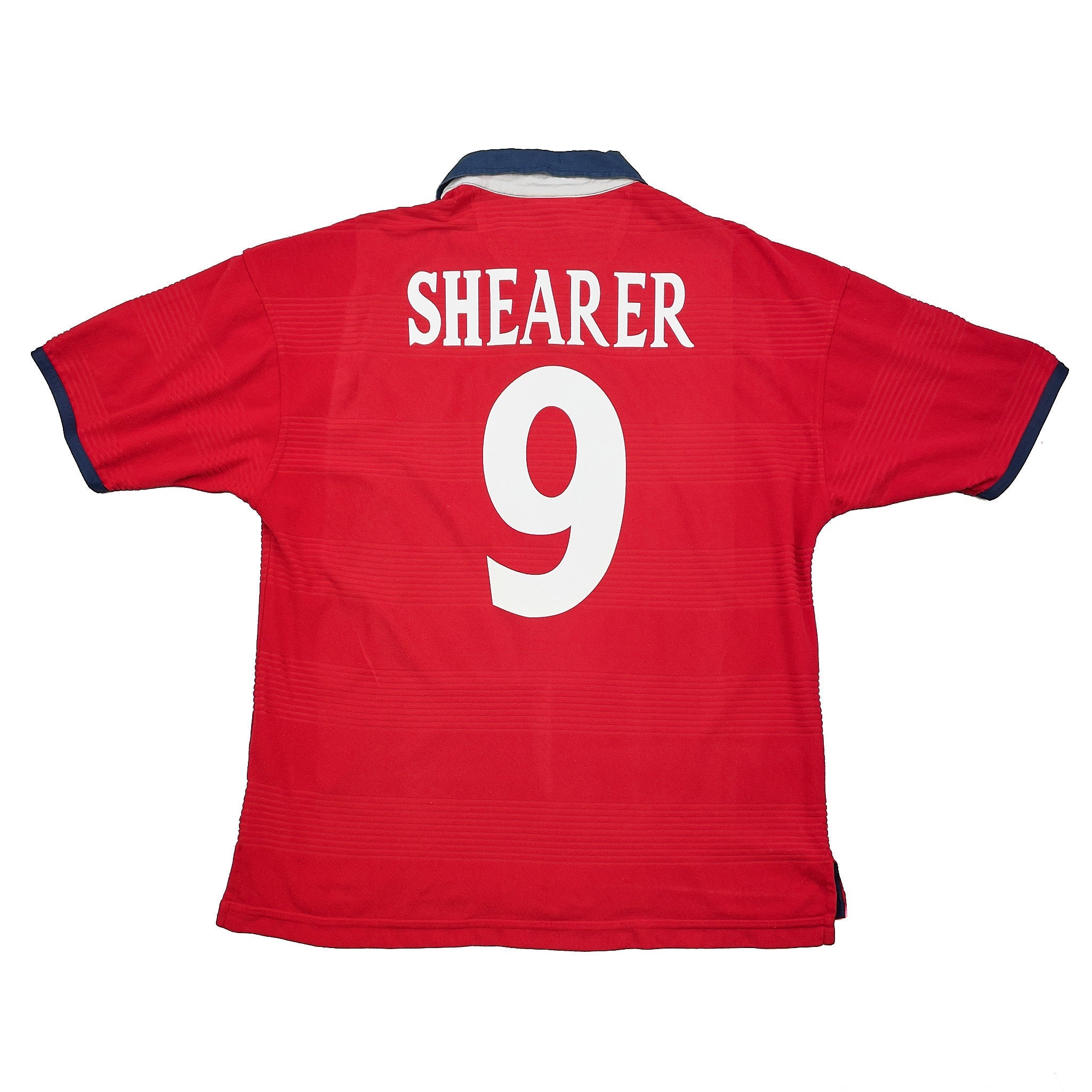 Buy 1999/01 England Shearer 9 Away Shirt (L) Umbro ~ Free worldwide shipping ~ Authentic Vintage Football Shirts from Cult Kits