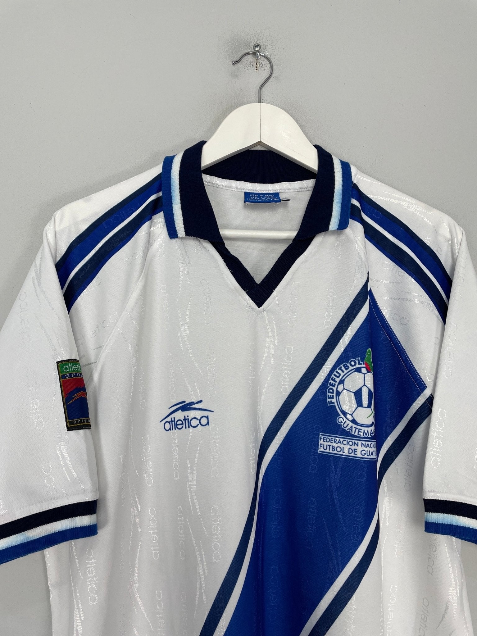 Shop 1999/01 GUATEMALA HOME SHIRT (L) ATLETICA, classic football shirts, vintage football shirts & retro soccer jerseys at Cult Kits