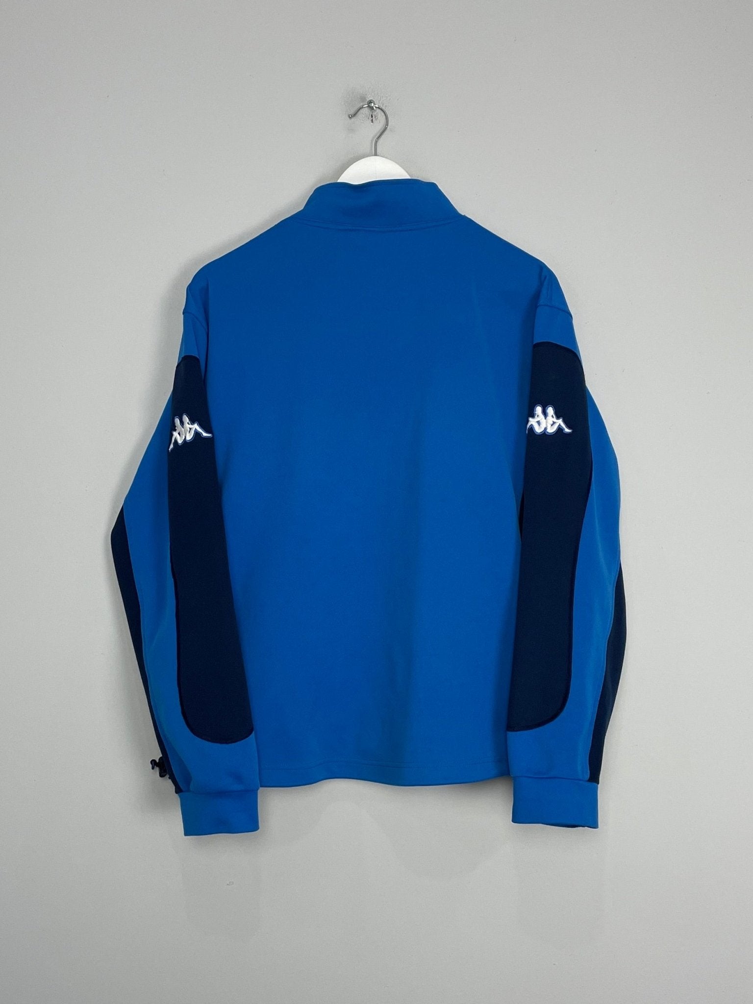 Shop 1999/01 ITALY 1/4 ZIP DRILL TOP (M) KAPPA, classic football shirts, vintage football shirts & retro soccer jerseys at Cult Kits
