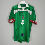 Shop 1999/01 MEXICO R.MARQUEZ #4 HOME SHIRT (L) ATLETICA, classic football shirts, vintage football shirts & retro soccer jerseys at Cult Kits