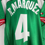 Shop 1999/01 MEXICO R.MARQUEZ #4 HOME SHIRT (L) ATLETICA, classic football shirts, vintage football shirts & retro soccer jerseys at Cult Kits