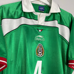 Shop 1999/01 MEXICO R.MARQUEZ #4 HOME SHIRT (L) ATLETICA, classic football shirts, vintage football shirts & retro soccer jerseys at Cult Kits