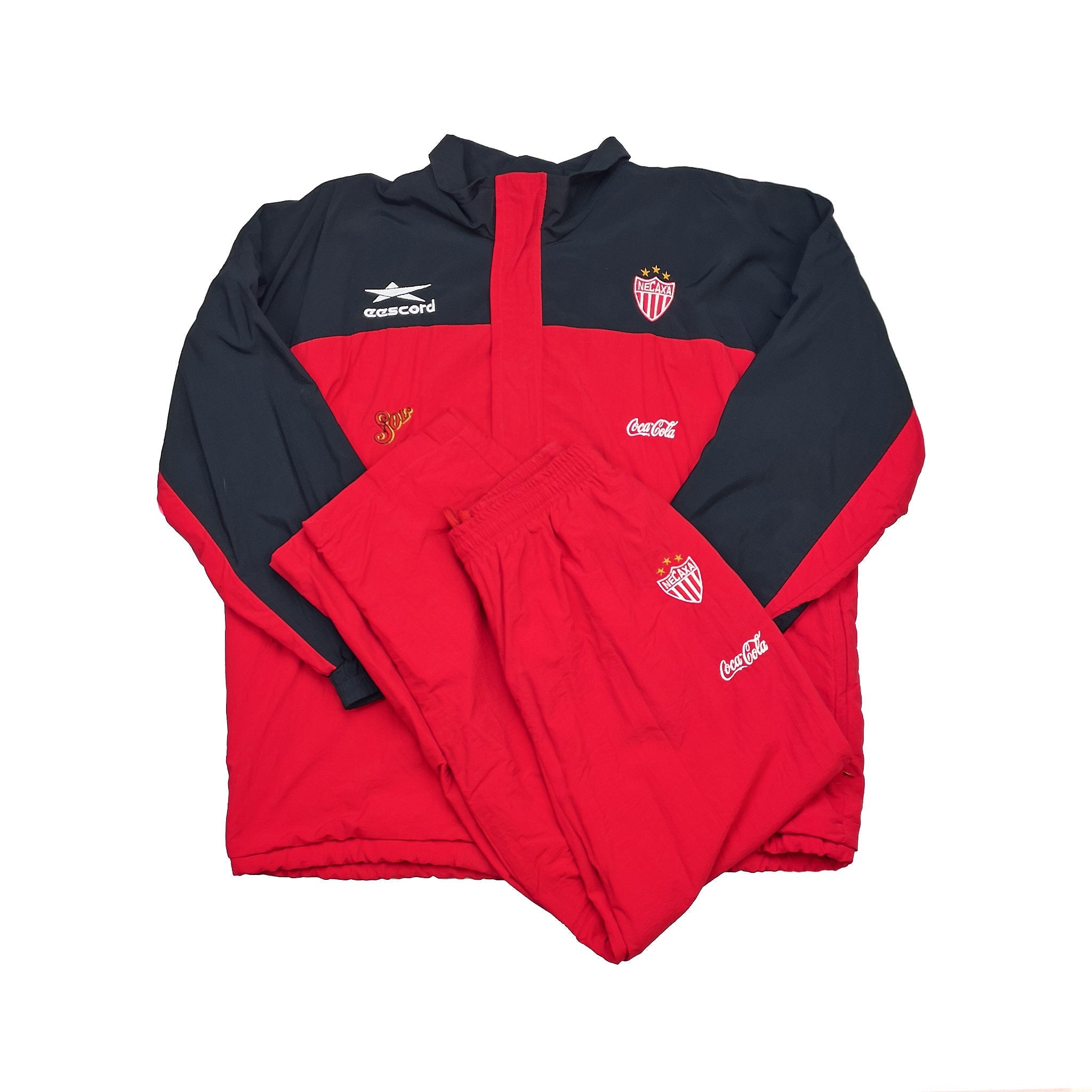 Buy 1999/01 Necaxa Full Tracksuit (XL) Eescord ~ Free worldwide shipping ~ Authentic Vintage Football Shirts from Cult Kits