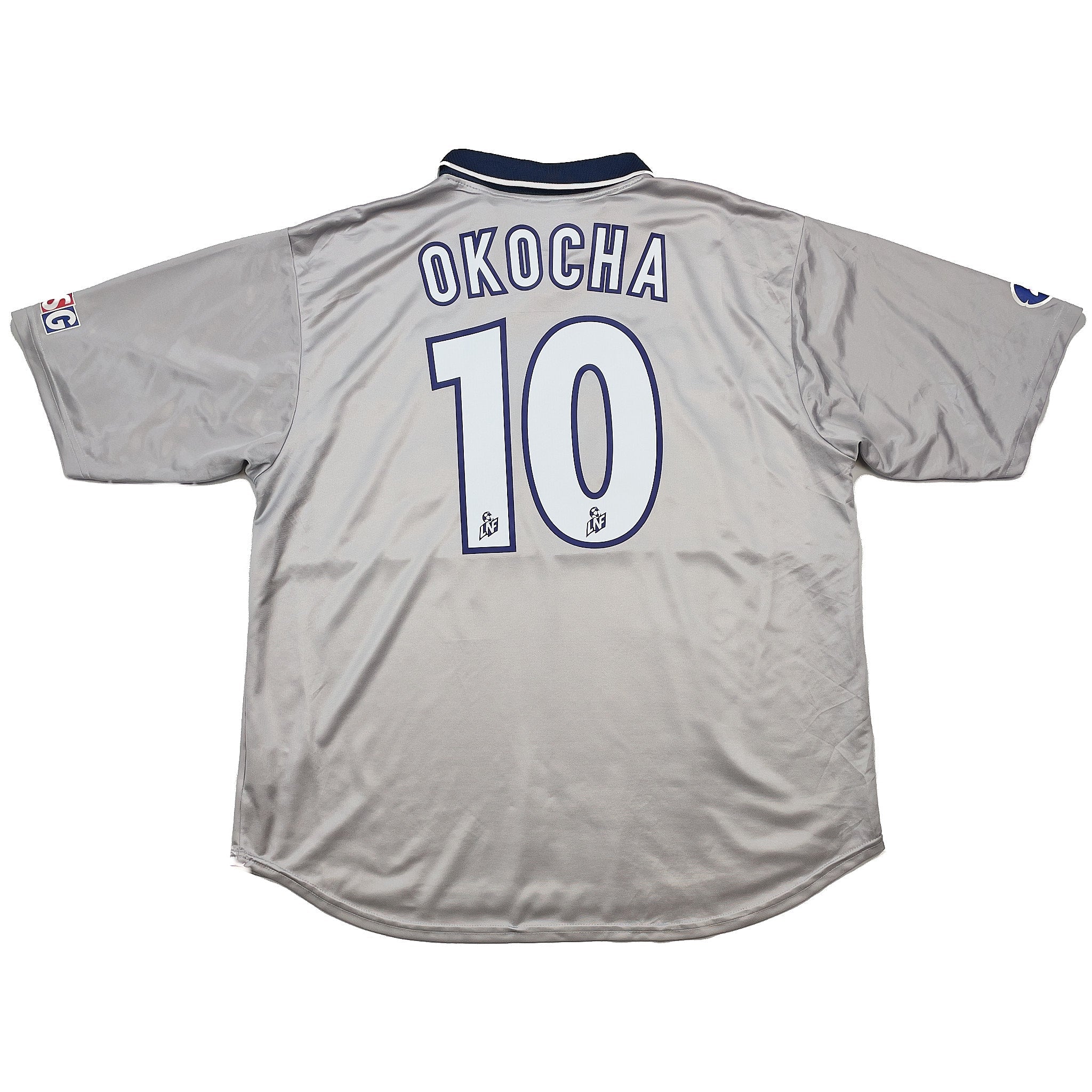 Buy 1999/01 PSG OKOCHA 10 AWAY SHIRT (XXL) NIKE ~ Free worldwide shipping available ~ Authentic Vintage Football Shirts from Cult Kits