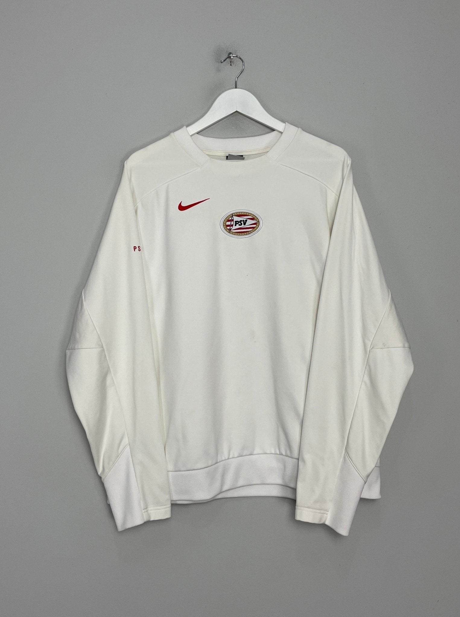 Shop 1999/01 PSV TRAINING JUMPER (XL) NIKE SWEATSHIRT, classic football shirts, vintage football shirts & retro soccer jerseys at Cult Kits