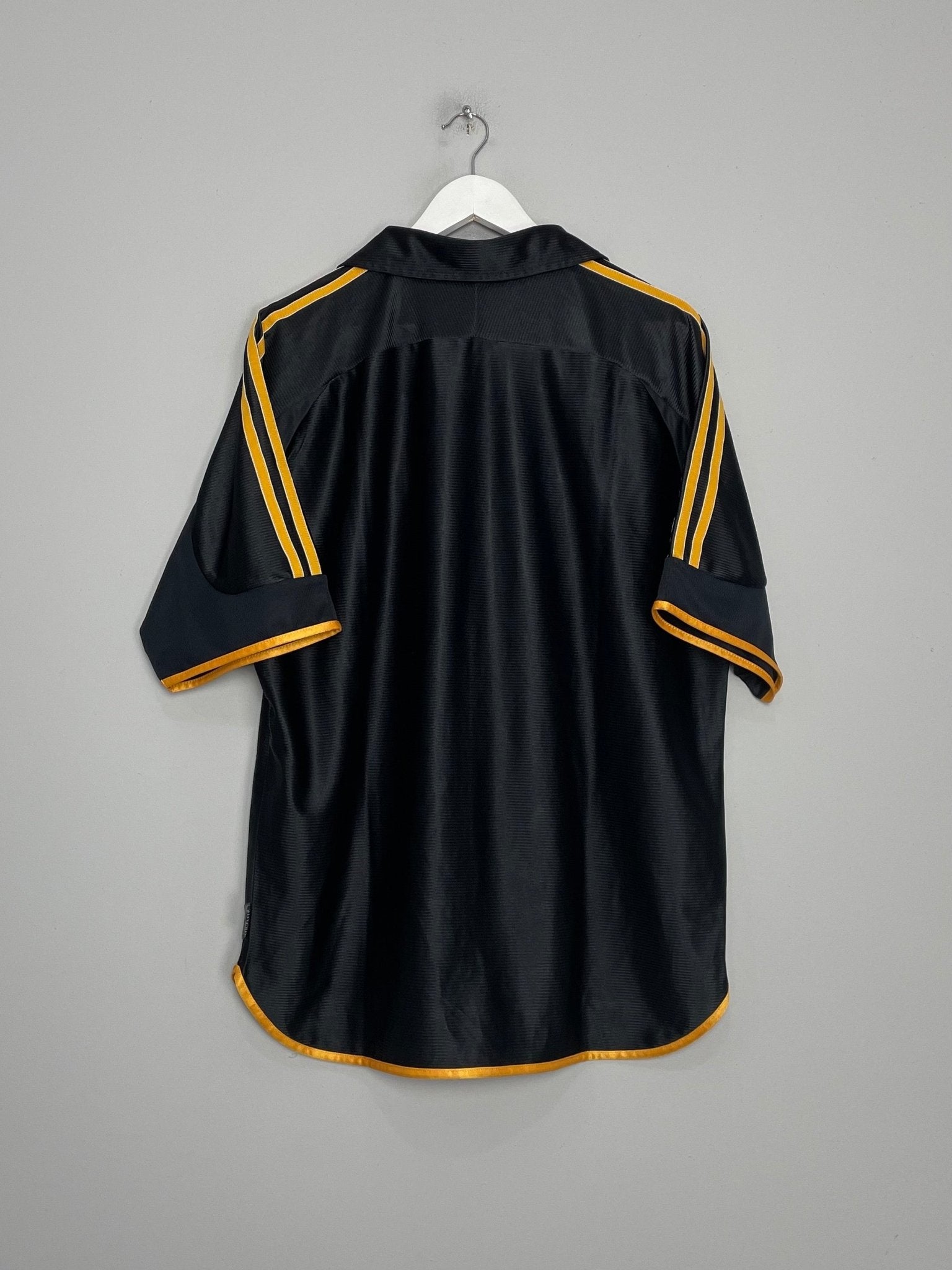 Shop 1999/01 REAL MADRID AWAY SHIRT (L) ADIDAS, classic football shirts, vintage football shirts & retro soccer jerseys at Cult Kits